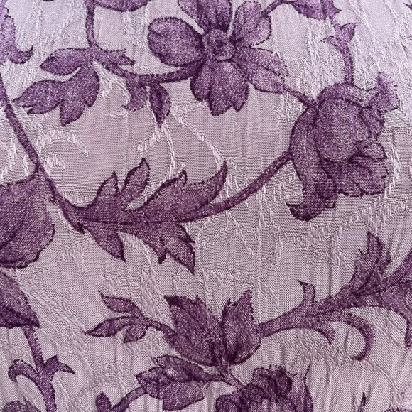 Karin Stevens Petites Purple Floral Maxi Dress Sleeveless Retro Cottagecore 10P - Picture 7 of 10